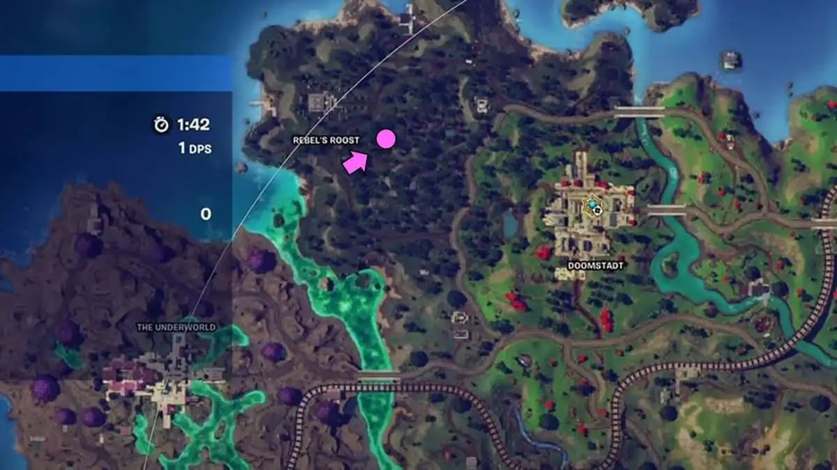 Fortnite Mapa Estatua