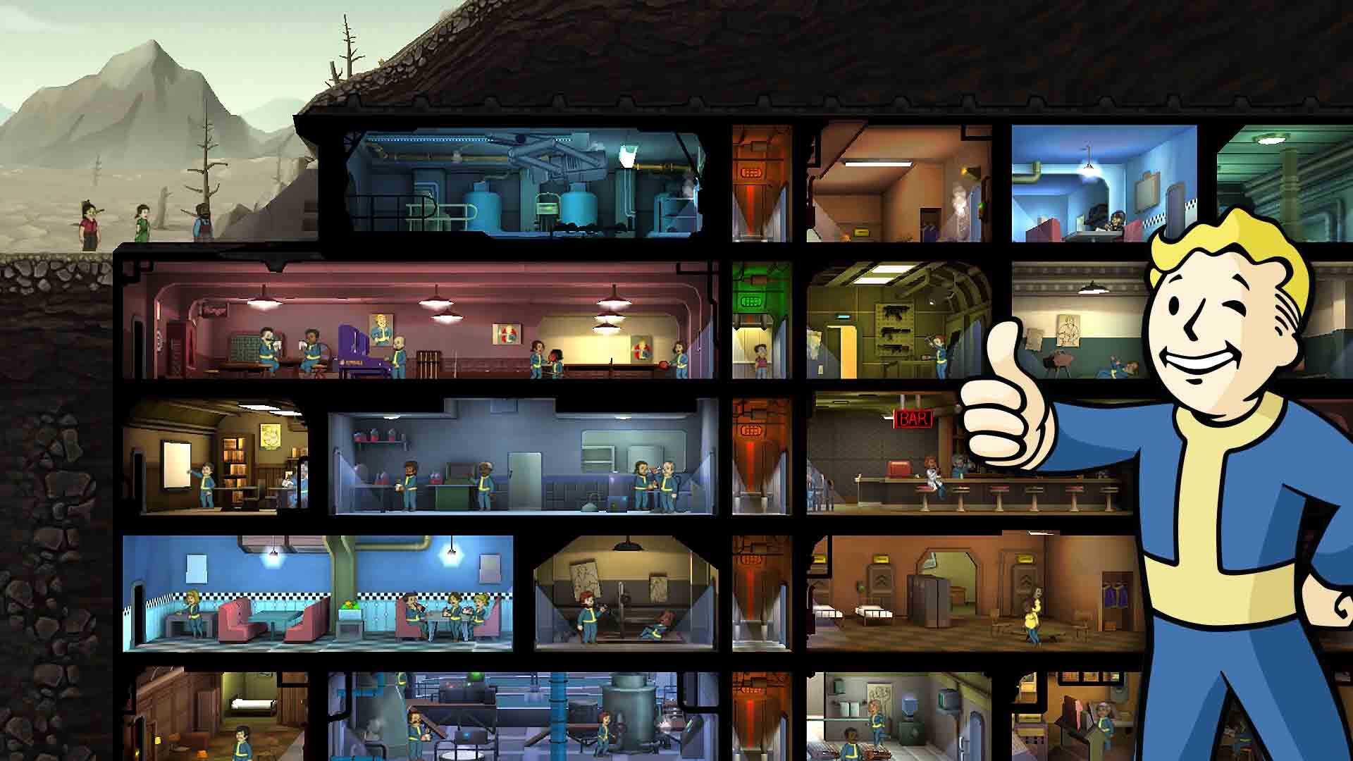 Cena de Fallout Shelter