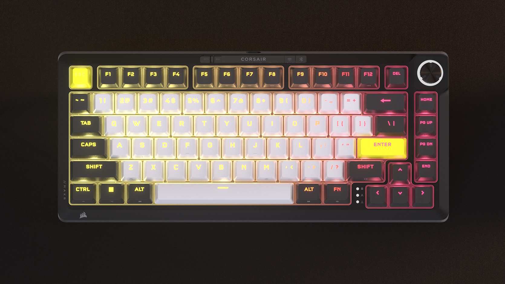 Corsair MAKR Pro 75 chega com switches magnéticos e vem pronto — será o 75% definitivo?